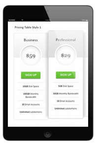 Pricing Tables